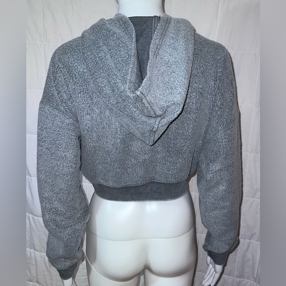 Fashion Nova Active Crop Fleece Hoodie BRAND NEW - Picture 4 of 4